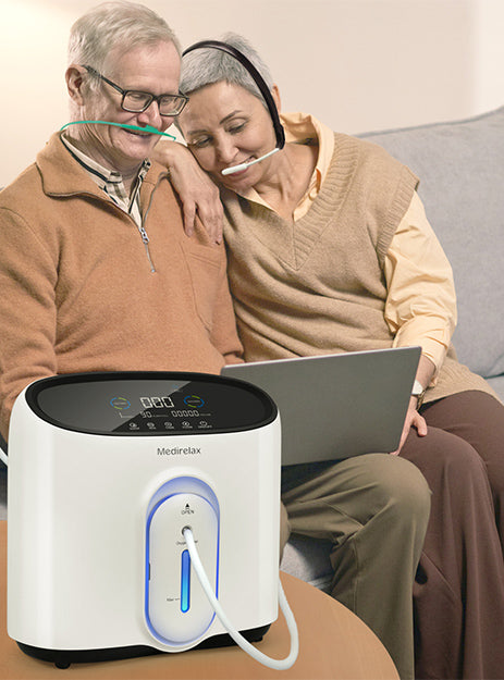 Why do many elderly people use oxygen concentrators?