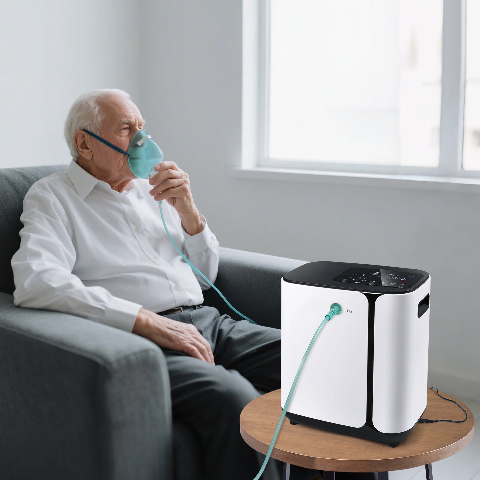 Used Oxygen Concentrator Machine 7L with Accessories OSITO DF-010